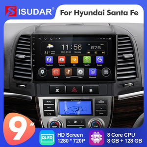T72 Car Radio Multimidia Video Player Navigation GPS For Hyundai Santa Fe 2 2006-2012 Head Unit Carplay