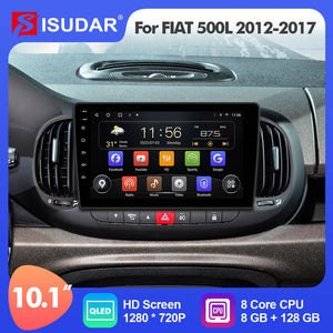 For Fiat 500L 2012-2017 Wireless Carplay Android Auto Radio Stereo 10.1 inch Car multimedia Navi