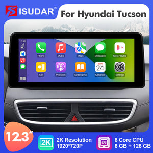 ISUDAR 12.3 Inch Android 12 Car Radio For Hyundai Tucson 2017-2021