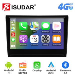 ISUDAR Android 12 1280*720P Car multimedia For Porsche Cayman Boxster 911 PCM 3.0 2004-2012 Android head unit