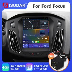 ISUDAR Upgraded Tesla style Android 12 Car Radio For Ford/Focus 2012-2017 Auto GPS