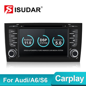 Isudar PX6 2 Din Android 11 For Audi A6 C5 S6 RS6 - ISUDAR Official Store