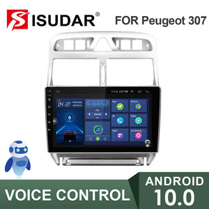 ISUDAR V57S Android Autoradio For Peugeot 307 2002-2013 Car Multimedia Player - ISUDAR Official Store