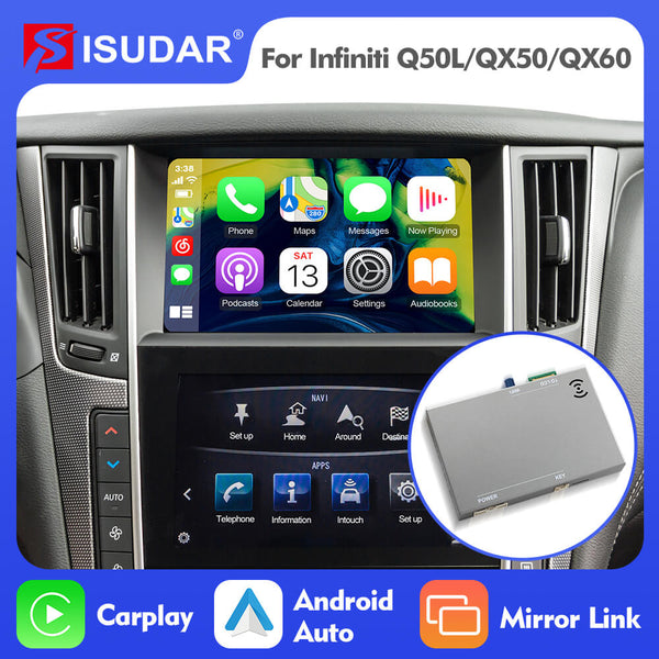 ISUDAR Carlinkit Wireless Carplay Android Auto Kit For Infiniti