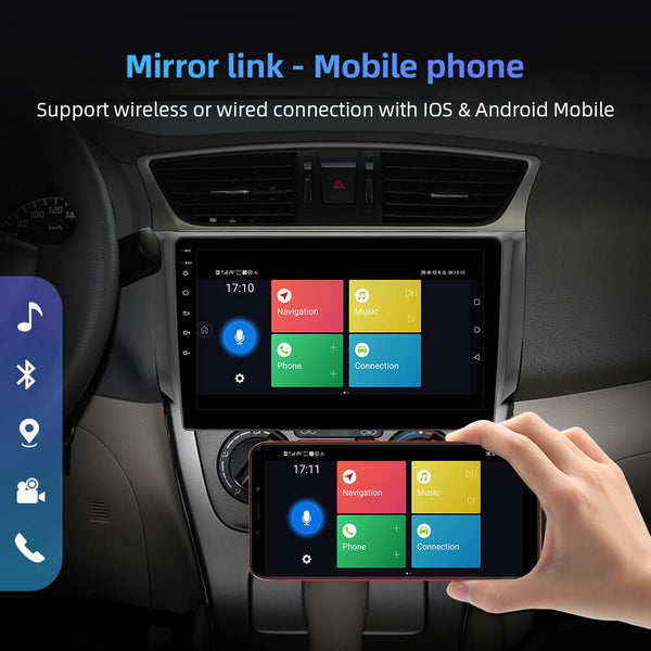 ISUDAR Stereo Android GPS For Nissan Sentra B17 2013-2019 ISUDAR Official  Shop