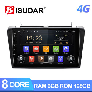 Car Multimedia 8 Core RAM 6G DVR For MAZDA 3 2004 2005 2006-2009 - ISUDAR Official Store