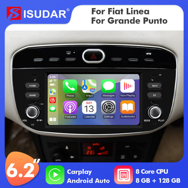 væsentligt solid Skim Isudar Upgrade T72 Car radio For Grande punto evo/ Fiat Linea/2012-2018 |  ISUDAR Official Shop