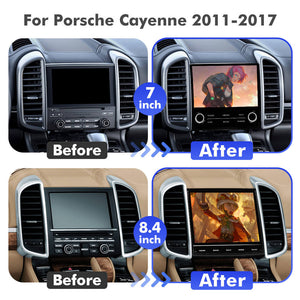 ISUDAR Android 12/Android 10 Car Radio For Porsche Cayenne 2011-2017 PCM 3.1 PCM 4.0 Android Auto GPS Navigation
