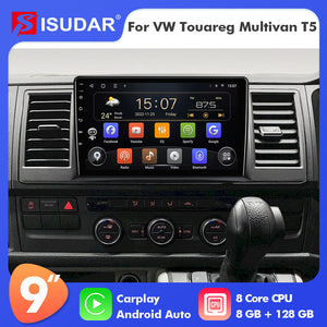 NEW UPGRADE! T72 9 inch 1280*720P Car Radio Multimedia For Volkswagen VW Transporter Multivan T5 Caravel