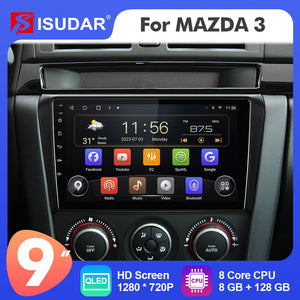 For MAZDA 3 2004 2005 2006-2009 ISUDAR Android Car Radio Multimedia Carplay Navigation