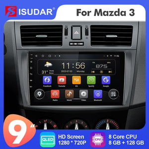 For Mazda 3 2010 2011 2012 2013 QLED Android Car Radio DVD Player Multimedia Navigation