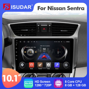 For Nissan Sentra B17 2012-2017 QLED Android 12 Car Radio DVD Player Multimedia Navigation
