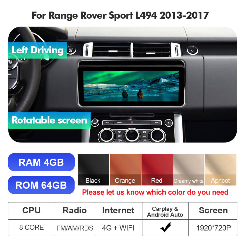 ISUDAR For Range Rover Sport L494 2013-2017 Car Radio Multimedia ...