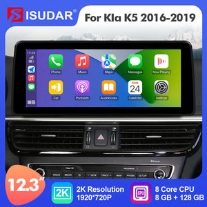 ISUDAR 12.3 Inch Android 12 Car Radio For KIA K5 Optima 2016-2019 GPS Auto Multimedia