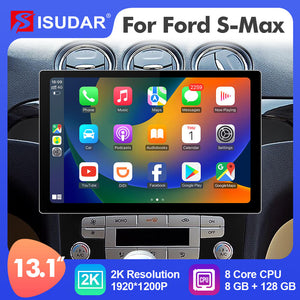 ISUDAR 13.1'' T72/T68 Car Multimedia Radio Carplay Player For Ford S-Max S Max 2006-2015