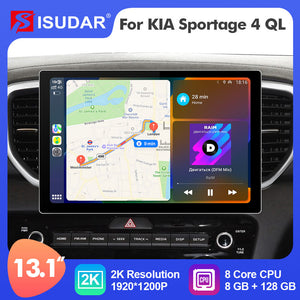 ISUDAR 2K 13.1 Inch Car Radio For KIA Sportage 4 KX5 2016 - 2018 2019-2021