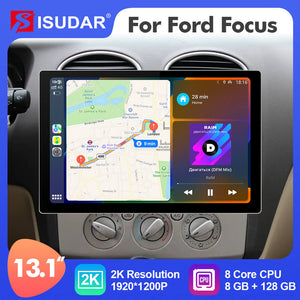 ISUDAR 2K 13.1'' T72/T68 Car Multimedia Radio Player For Ford S-Max/Focus/mondeo/C Max
