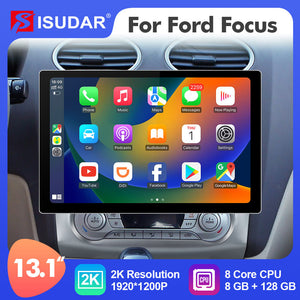 ISUDAR 2K 13.1'' T72/T68 Car Multimedia Radio Player For Ford S-Max/Focus/mondeo/C Max