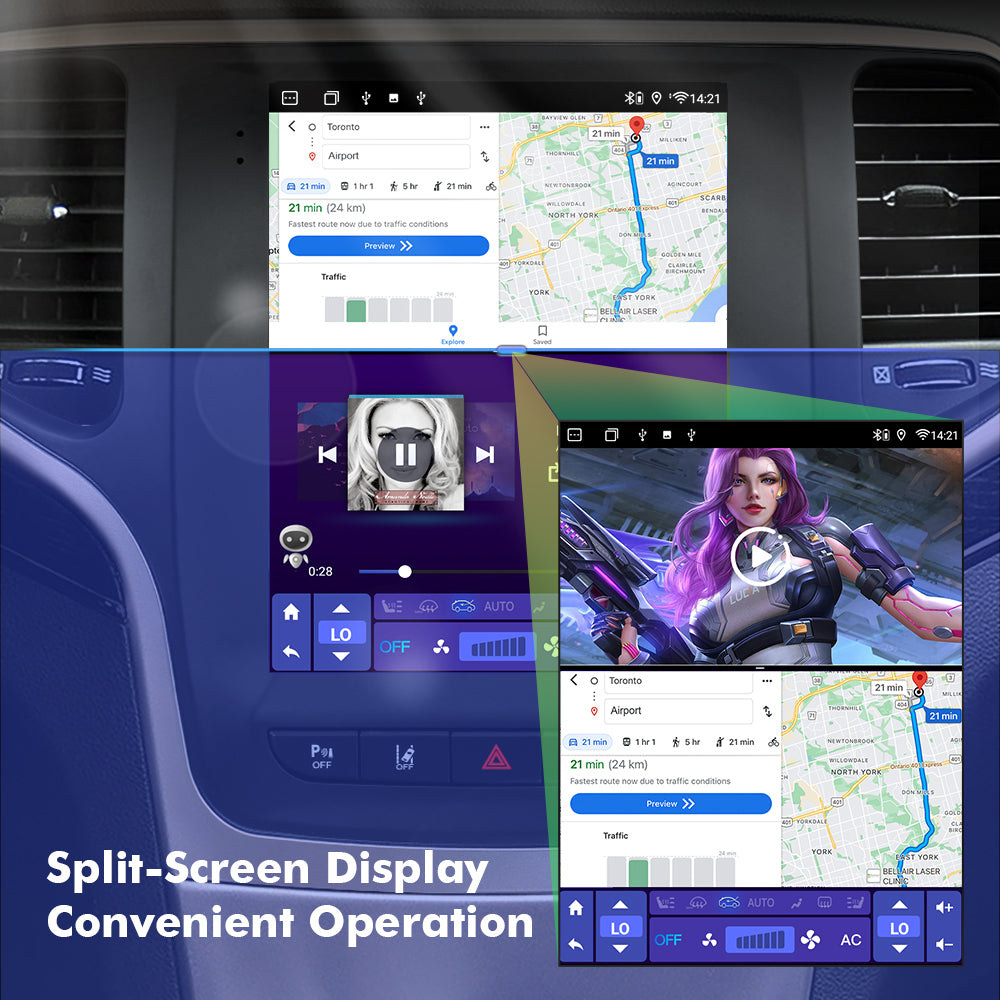 ISUDAR Android 12 Car Radio for Jeep Grand Cherokee 2014-2019 Auto ...