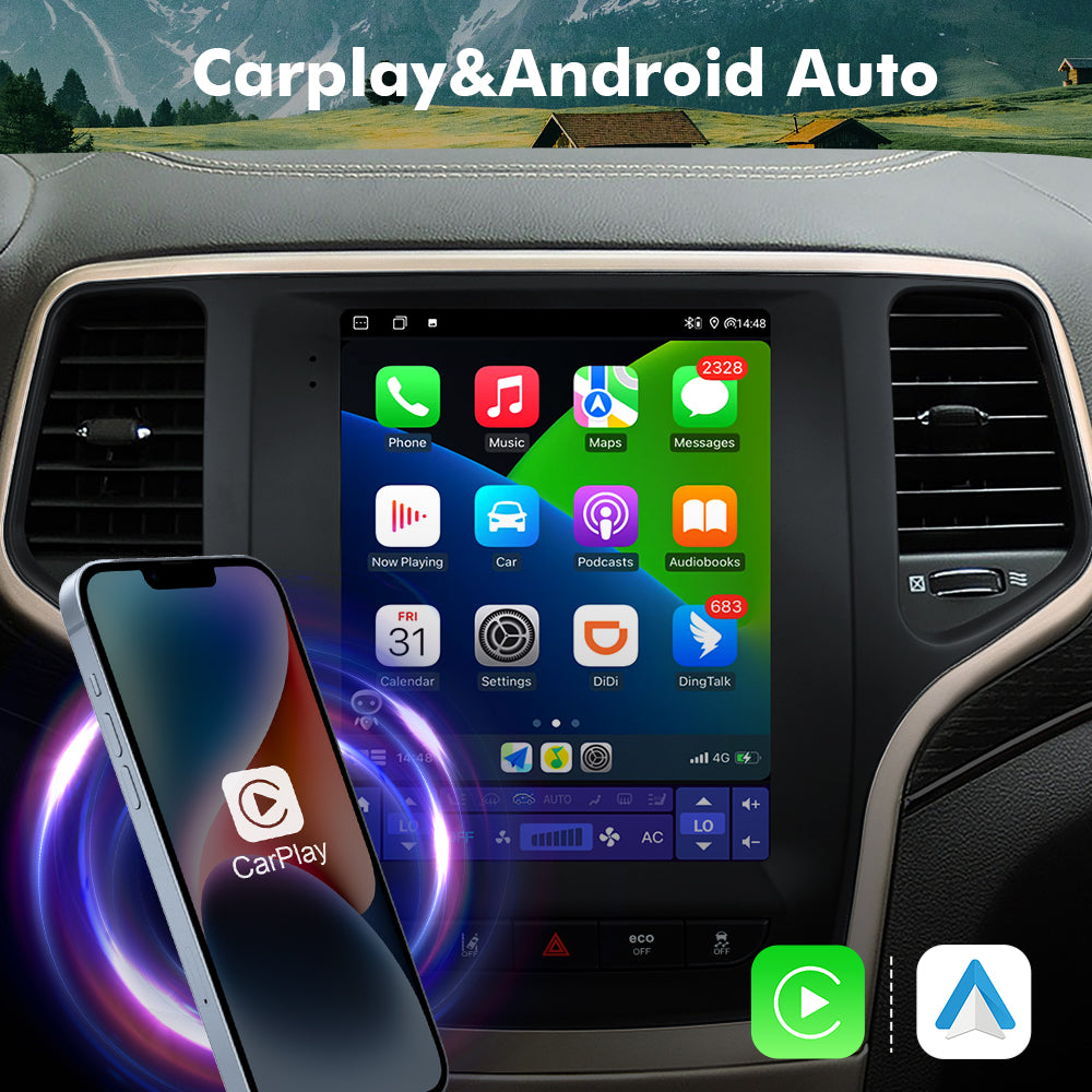 ISUDAR Android 12 Car Radio for Jeep Grand Cherokee 20142019 Auto