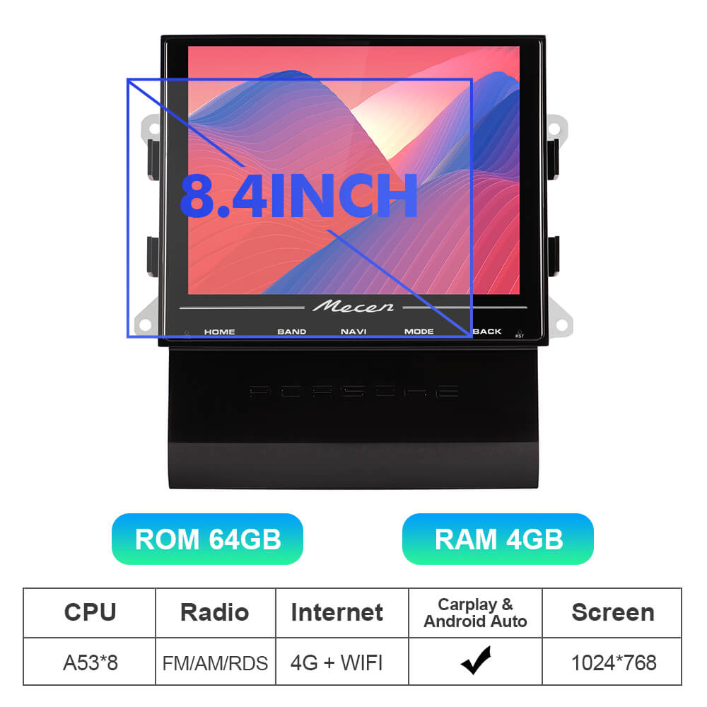 ISUDAR Android Apple Carplay Car Radio head unit For Porsche Macan 2014 ...