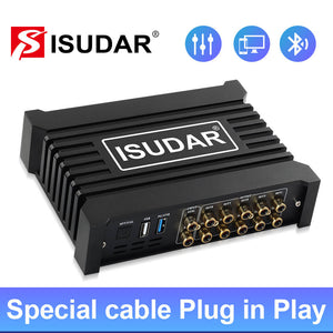 ISUDAR D408 Car DSP Amplifier For VW/TOYOTA/HONDA/Mazda/Nissan/Ford/Audi/BMW/Peugeot/HYUNDAI/KIA Auto Audio Processor Android PC