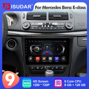 ISUDAR For Mercedes-Benz E-CLASS W211 E200 E220 E300 E350 E240 GLS 2002-2010 Android 12 head unit Car Multimedia Navigation