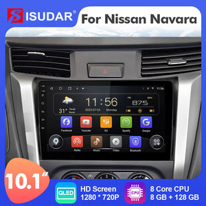 For Nissan Navara Npx00 2015-2017 10.1 inch QLED Android Car Radio DVD Player Multimedia Navigation