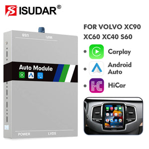 ISUDAR Apple Carplay Kit Module for Sensus upgrade Volvo XC90/XC60/XC40/S90/S60/V60 Full Vertical Screen Seamless Connectivity
