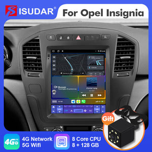 ISUDAR Android 12 Vetical Tesla Screen Car Radio For Opel insignia vauxhall holden/Buick Regal 2009-2013