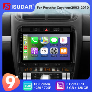 QLED 1280*720P Android 12 Carplay Car Radio For Porsche Cayenne 2003-2010