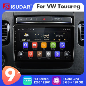 QLED screen Car Radio Multimedia For Volkswagen Touareg FL NF 2010 - 2018