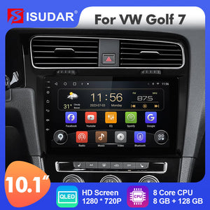 T72 QLED Wireless Carplay 10” Car Radio For VW/Volkswagen/Golf 7 2013-