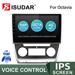 ISUDAR V57S 2 Din Android 10 Car Radio For Skoda/Octavia 2009-2013 - ISUDAR Official Store