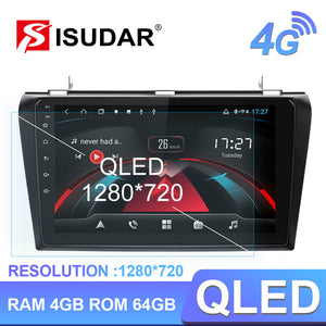 Isudar H53 4G Android 1 Din Auto Radio For MAZDA 2003-2012 - ISUDAR Official Store