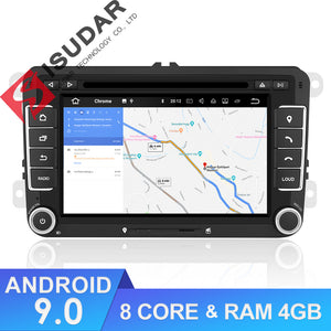 ISUDAR 2 Din Auto Radio Android 9 Octa core For VW/Volkswagen/POLO/Golf/Skoda/Octavia/Seat/Leon - ISUDAR Official Store