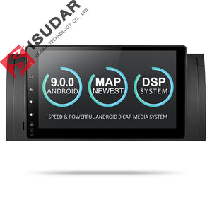 ISUDAR 2 Din Auto Radio Android 9 Quad Core For BMW/E39/E53/X5/M5 - ISUDAR Official Store