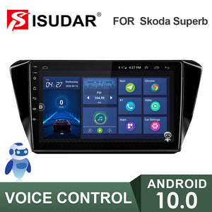ISUDAR V57S 2 Din Android 10 Car Radio For Skoda Superb 3 2016- - ISUDAR Official Store