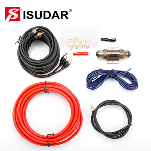 ISUDAR 6/8/10 GA Pure Copper Power Cable Subwoofer Speaker for SU6901 - ISUDAR Official Store