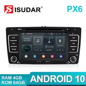 Isudar PX6 2 Din Android 10 Auto Radio For SKODA/Yeti/Octavia 2009 2010 2012 - ISUDAR Official Store