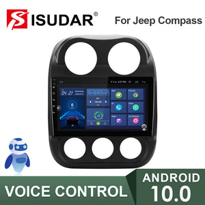 ISUDAR V57S 2 Din Android 10 Car Radio For Jeep Compass 1 MK 2009-2015 - ISUDAR Official Store