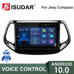 ISUDAR V57S Voice control 2 Din Android 10 Car Radio For Jeep Compass 2 MP 2016 2017 2018 - ISUDAR Official Store