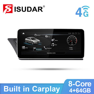 Isudar Carplay Car Multimedia Player for Audi A4 B8 A5 S4 2009-2017 Radio qualcomn snapdragon processor - ISUDAR Official Store