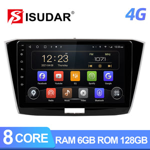 QLED screen Android 10 Car Radio For VW/Passat b8 Magotan 2015- - ISUDAR Official Store