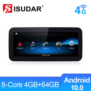 Isudar Autoradio Navigation 10.25' IPS Screen GPS for Mercedes Benz C Class W205 2014-2018 - ISUDAR Official Store
