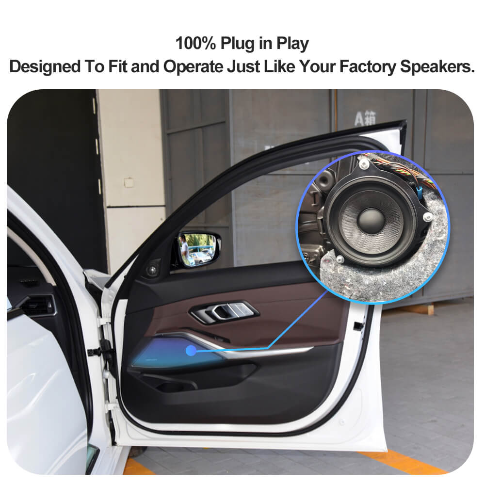 ISUDAR 4.5 Inch Doors Speaker For BMW E60 E70 E81 E90 F10 F20 F30 ...