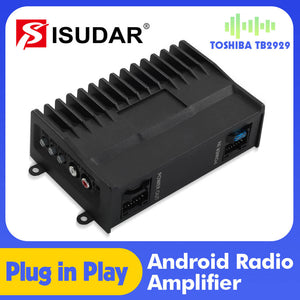 ISUDAR Android Radio Amplifier Car Audio Processor Stereo With Toshiba TB2929 HIFI Subwoofer Output Plug And Play