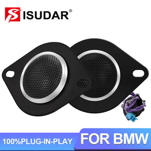 ISUDAR Car Doors Tweeters For BMW F10 F11 F15 F16 F30 G30 E70 E90 Stereo System Upgrade Circular Speakers - ISUDAR Official Store