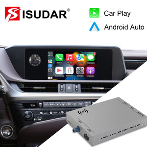 ISUDAR Carplay Module For Lexus NX UX GS RX LC LS LM ES 2017- Android Auto Wireless CarPlay Mirror Adapter Box Stereo System