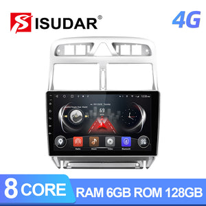ISUDAR T72 4G Net Android 10 Car Radio For Peugeot 307 2002-2008 2009-2013 - ISUDAR Official Store